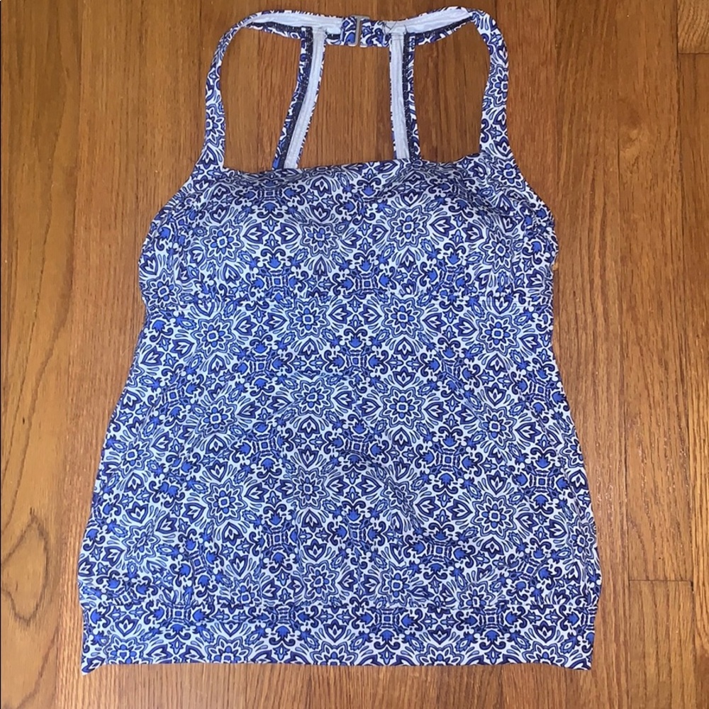 Lands End Blouson Tankini - Size 12 maternity option top